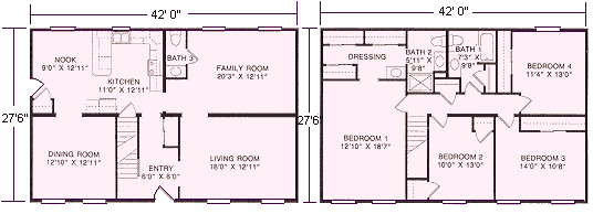 The Gettysburg floor plan