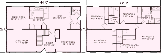 The Williamsburg floor plan
