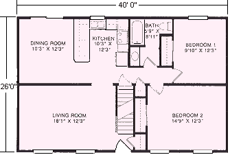 Cape Cod floor plan