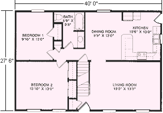  Cape May  floor plan