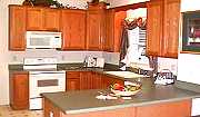 Typical kitchen area.