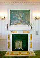Dining Room Fireplace.