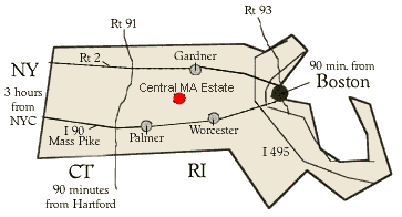 General location of the Estate.
