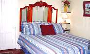 One of the guest rooms.