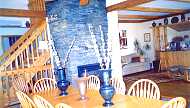 The dining area.