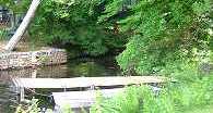 The dock area.