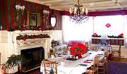 The dining area.