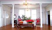 The entry area.