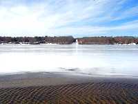 View of the lake.