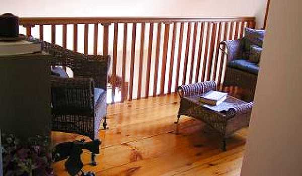 The loft area.