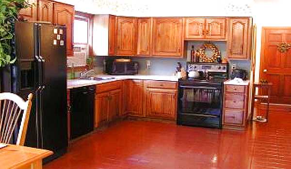 The kitchen.