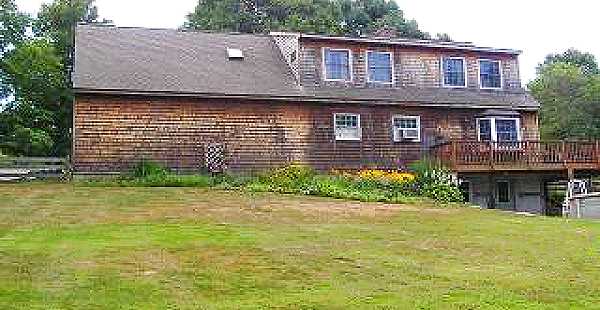 Back of the home.