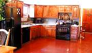 The kitchen.