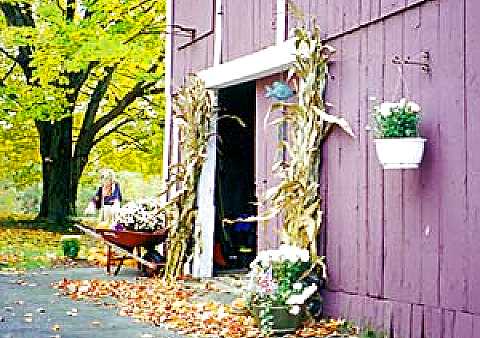 The barn.