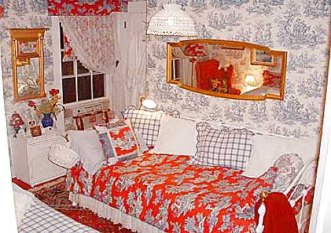More Parisian Toile Room.