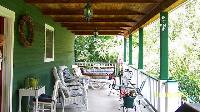 The back country porch.