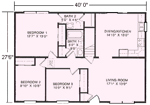  The Bedford floor plan