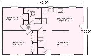 The Clinton floor plan