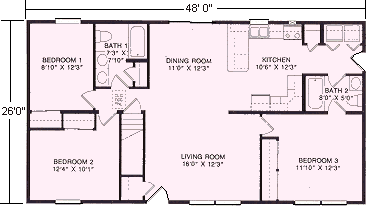 The Delaware floor plan