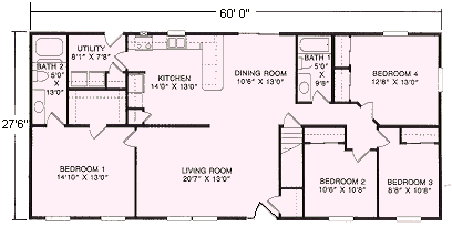 The Scranton floor plan