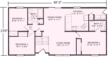 The Cranston floor plan