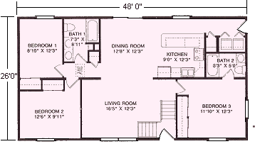 The Oreland floor plan