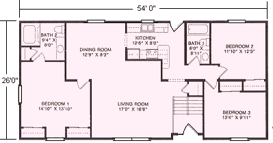 The Salona floor plan
