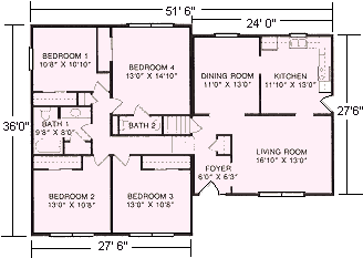 The Hampton floor plan