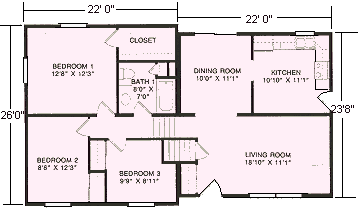 The Lancaster floor plan