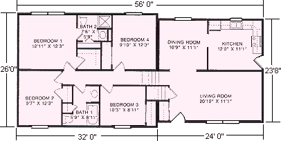 The Lebanon floor plan