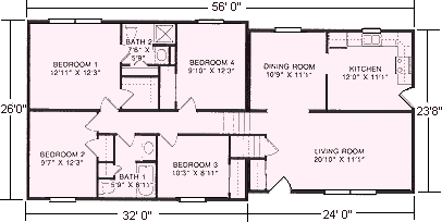  The Lebanon floor plan