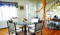 The dining room.