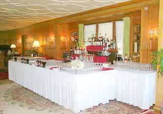 Setup for the bar.