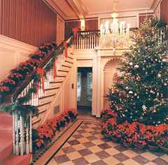 The Decorated Foyer.