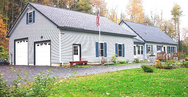 Side view of the home.