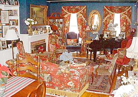 The living room.