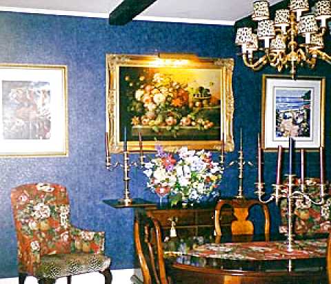The dining room.