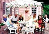The patio.