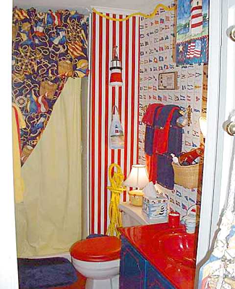 More Nantucket Nauticale Room.