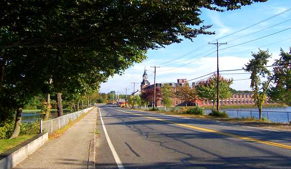 A view of the road - left.