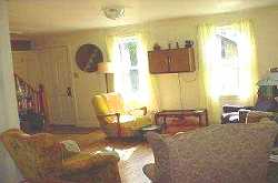 The living room.