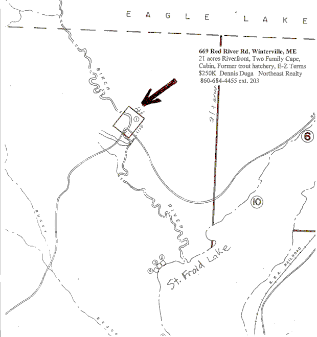 Lot layout map.