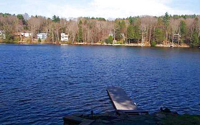 Dock and lake.