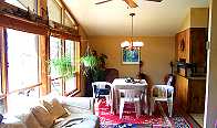 The dining area.