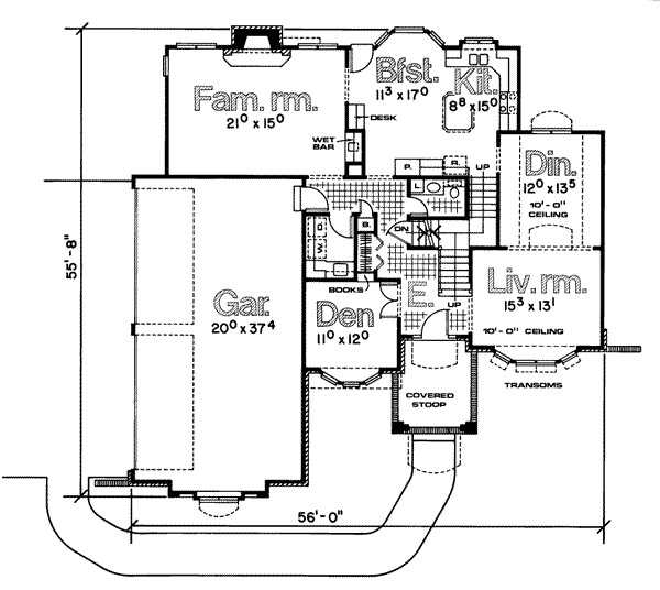 First floor plan.