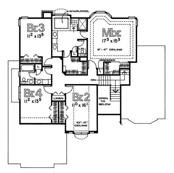 Second floor plan.