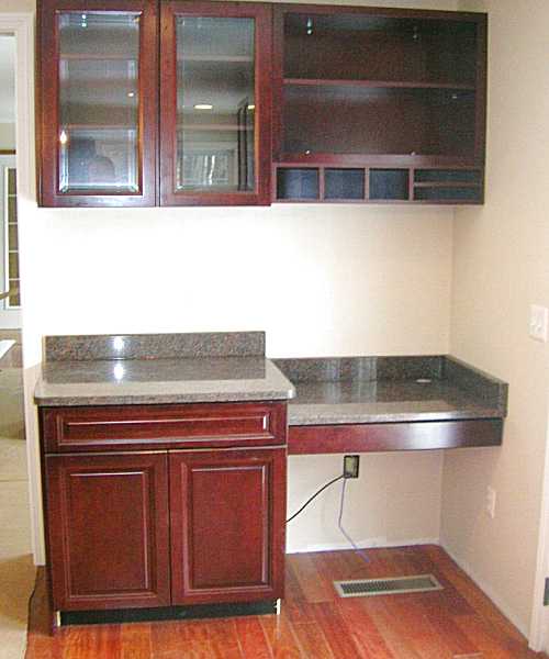 The kitchen nook.